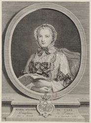 Marie Josèphe, Dauphine von Frankreich im Jahr 1747